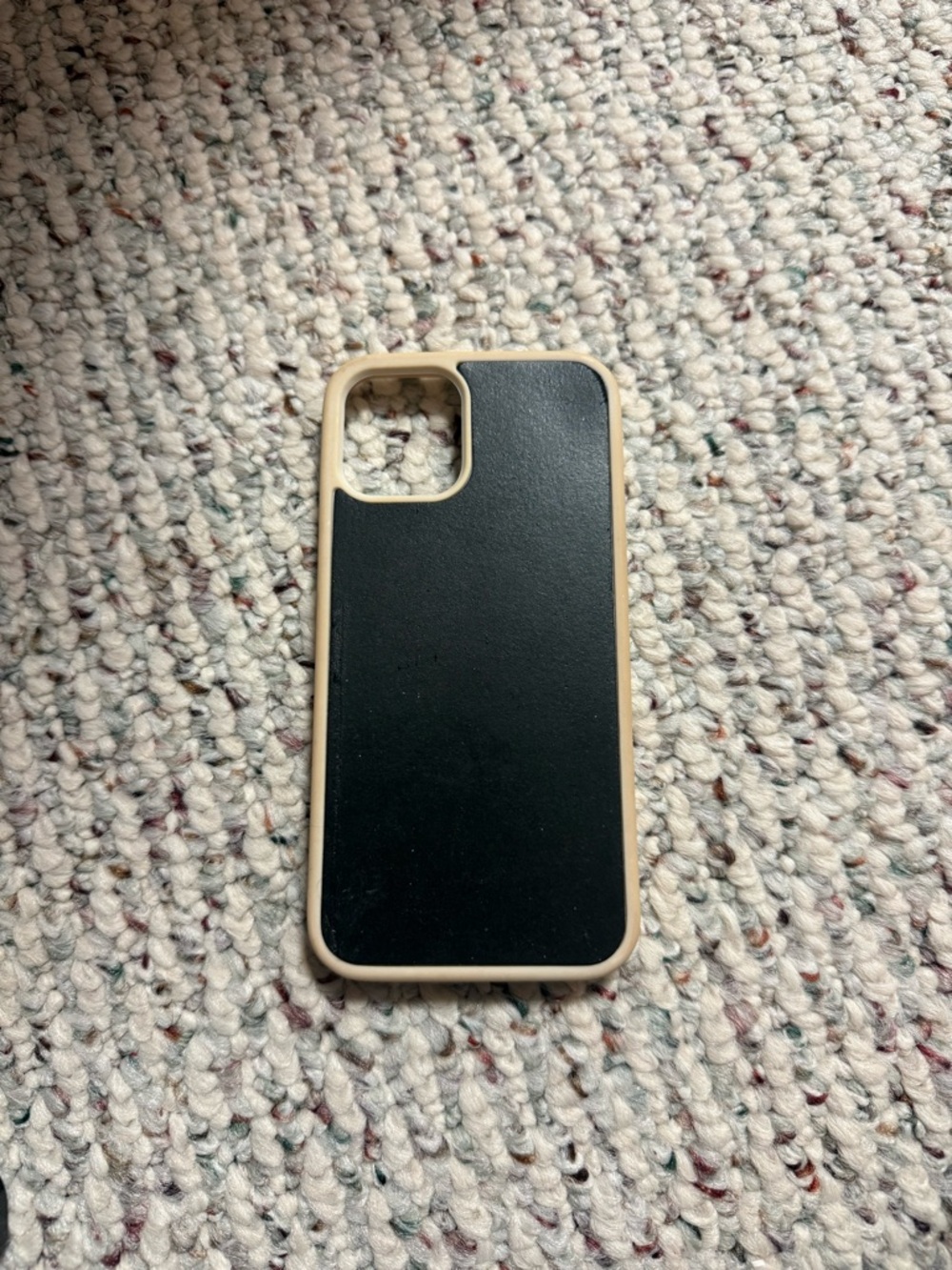 Black and white Pluto phone case (sticks to things)